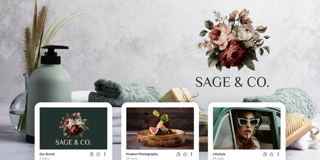 A brand hub for a lifestyle retail brand.