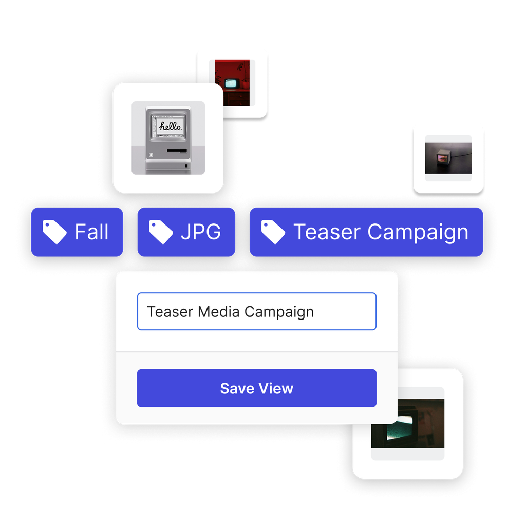 A collection of keyword filters being saved as a custom view.