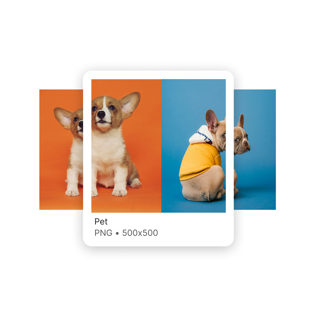 An image of a dog being swapped out for a different image.