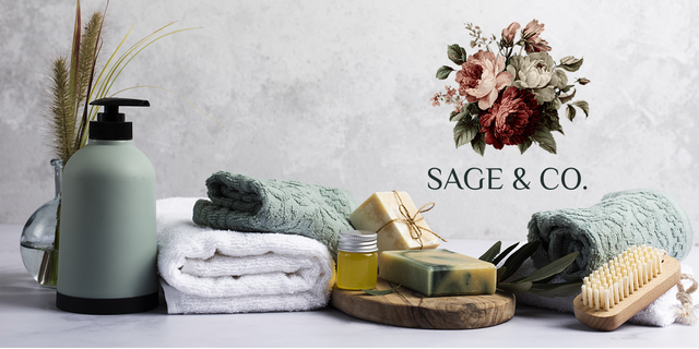 A collection of home goods with a retail brand logo