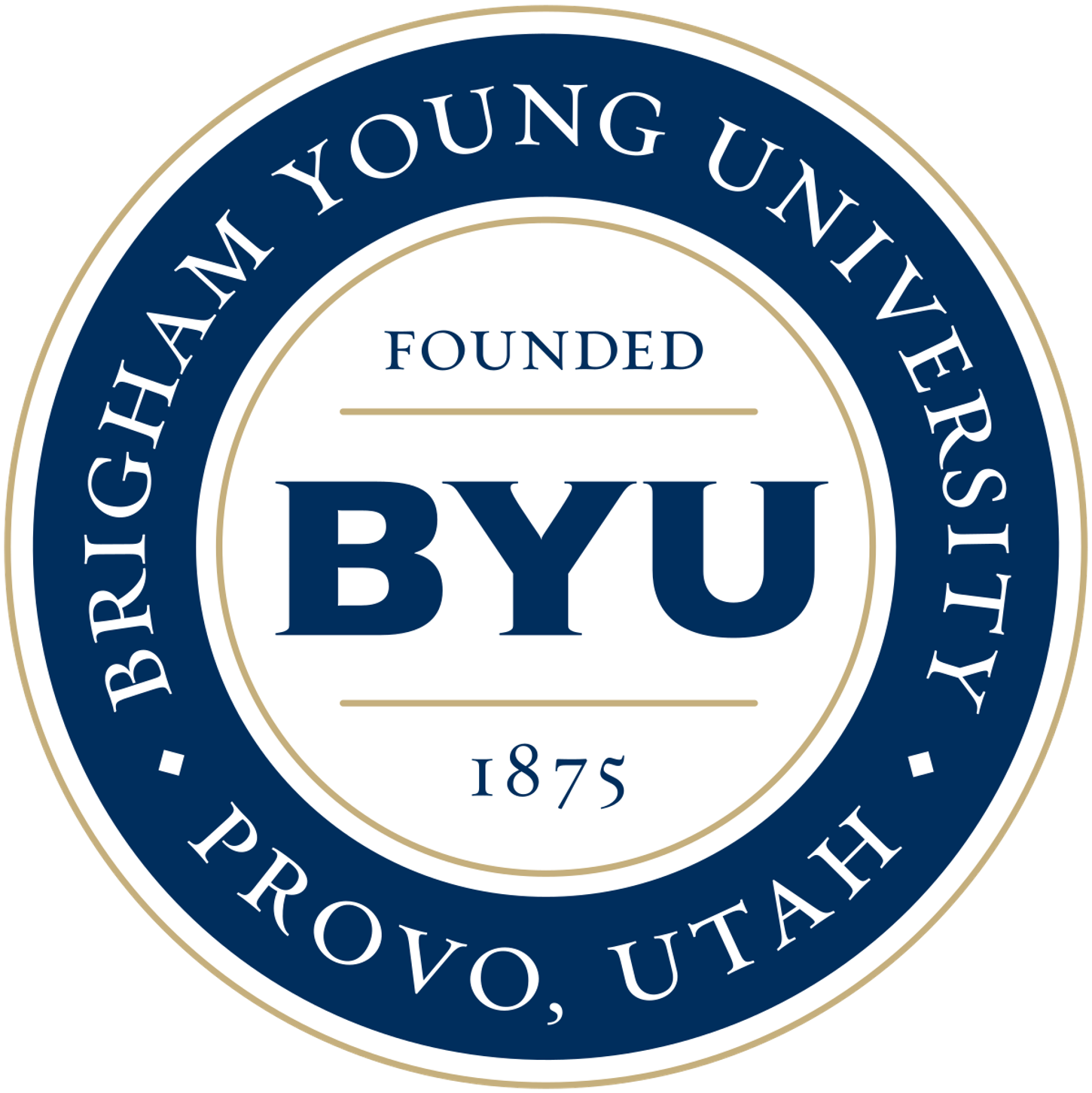 School logo for Brigham Young University